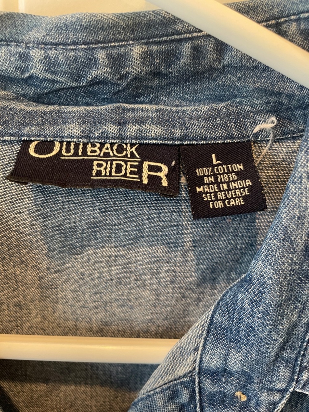 Outback Rider Embroidered Women's Top - Picture 3 of 5